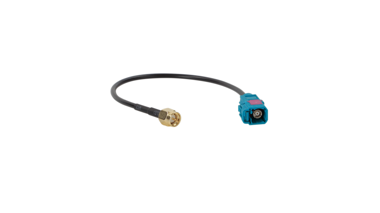 Fakra (M) Antennenadapter Stecker auf SMA Stecker (M) kompatibel mit Audi Seat Skoda VW GSM GPS DAB Navi