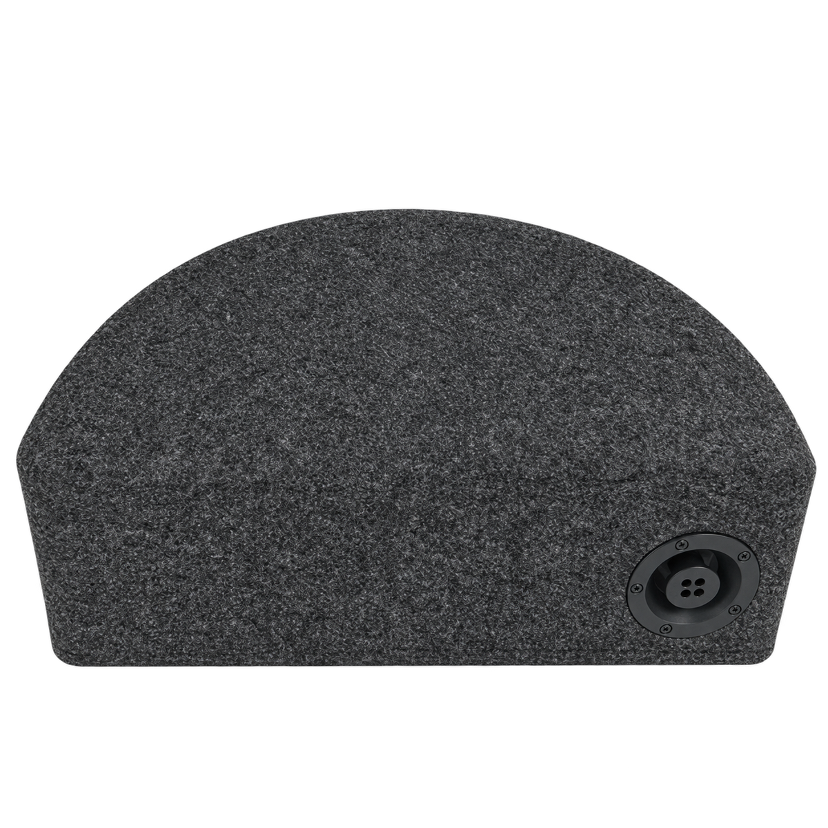 SUB sX | Doppel-Woofer-Leergehäuse halbrund für 2x 8 Zoll (20 cm) Speaker