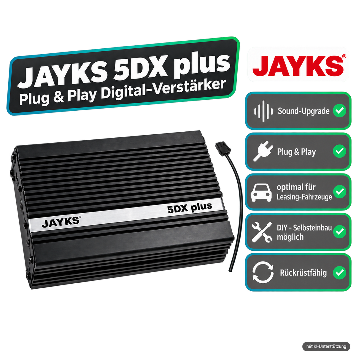 5DX plus | Auto-Verstärker Plug & Play ISO