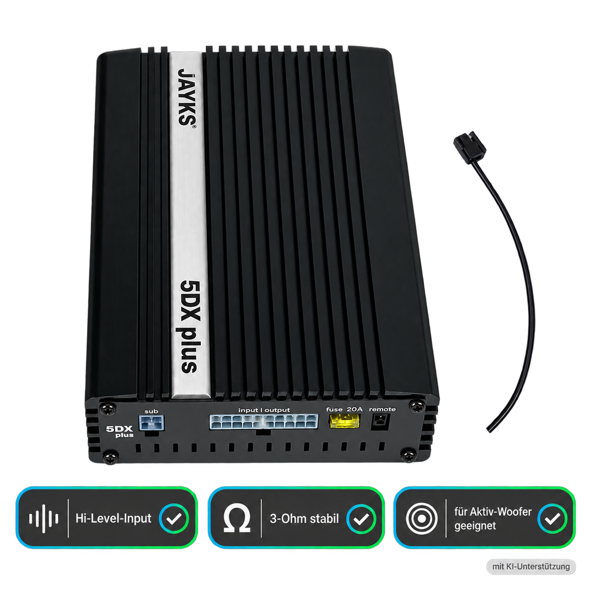 5DX plus | Auto-Verstärker Plug & Play ISO