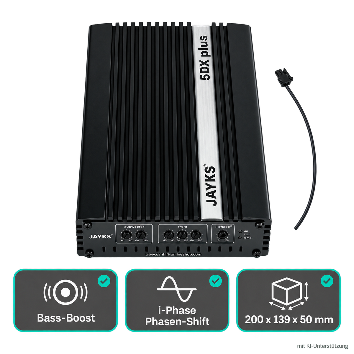 5DX plus | Auto-Verstärker Plug & Play ISO