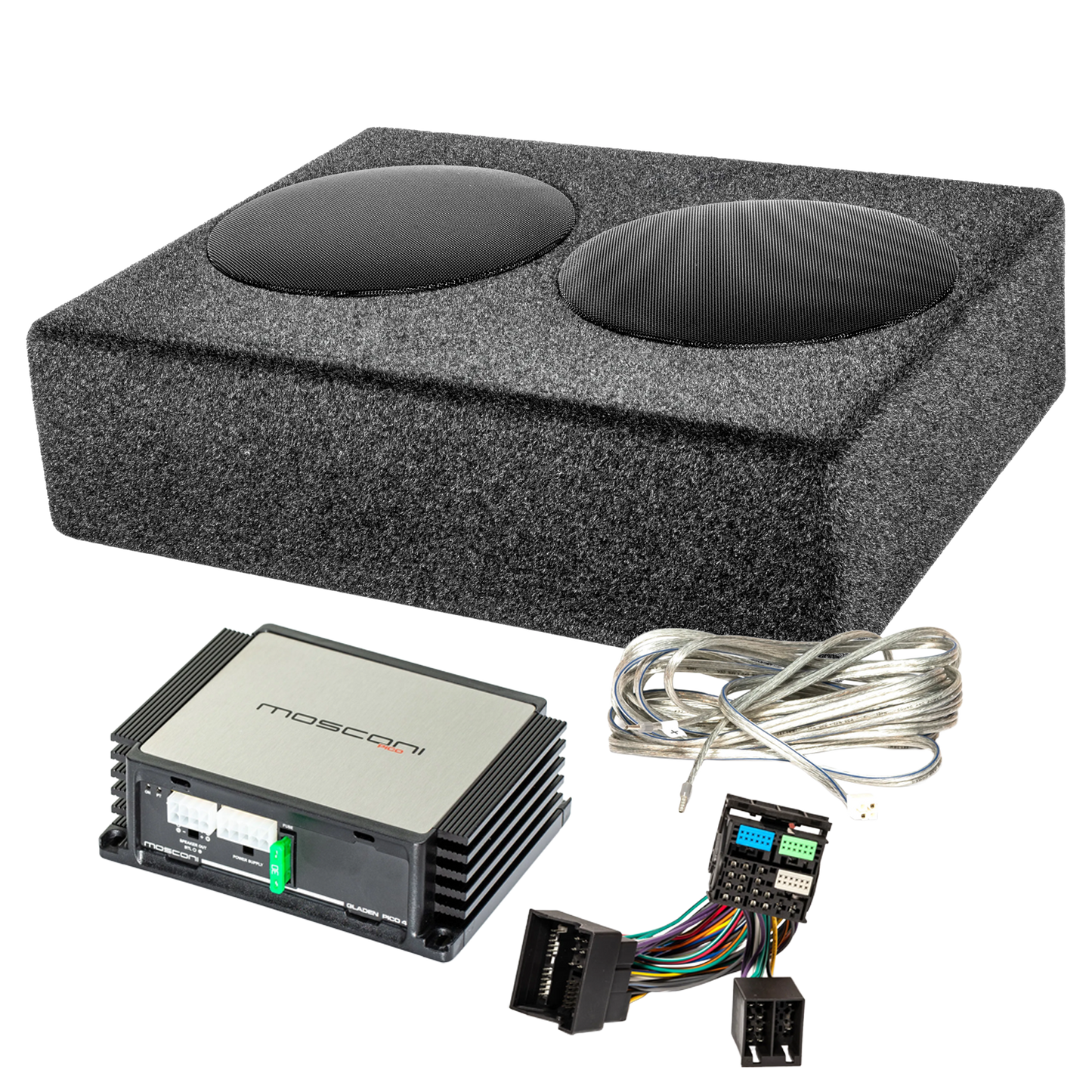 GLADEN Car-HiFi-Woofer-Set • für Audi Q5 FY